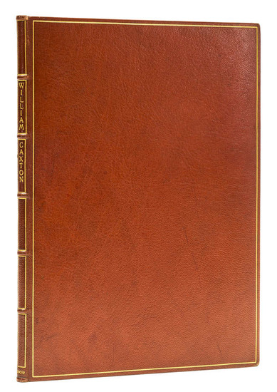 Doves Press.- Winship (George Parker) William Caxton: A Paper read at a Meeting of the Club of Odd Volumes, one of 300 copies on paper, bound in russet morocco, gilt, by T.J.Cobden-Sanderson at the Doves Bindery, Doves Press, 1909.