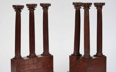 Due modelli architettonici del tempio di Giove Tonante