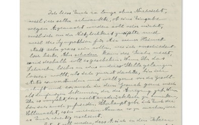 EINSTEIN, ALBERT | ALS TO MICHELLE BESSO, MENTIONING ONE OF HIS LESSER KNOWN BUT BRILLIANT DISCOVERIES, AND AUTHORIZING BESSO TO USE HIS NAME TO APPEAL FOR CLEMENCY FOR FRIEDRICH ADLER FROM THE DEATH PENALTY, 3 PP, 29 APRIL, 1917.
