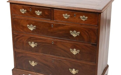 ENGLISH CHEST OF DRAWERS 19th Century Height 36”.
