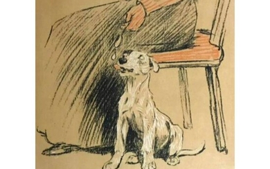Early 1900's Lithograph, A Dog Day, Cecil Alden