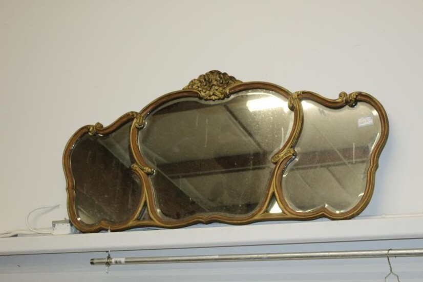 Early 20th c Federal Style Overmantle Mirror