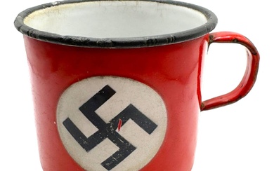 Early NSDAP Enameled Metal Cup