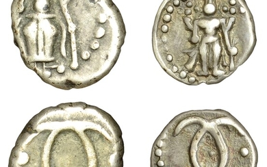 East India Company, Madras Presidency, Early coinages, Second issue [1690-1763], silver Double-Fanam,...