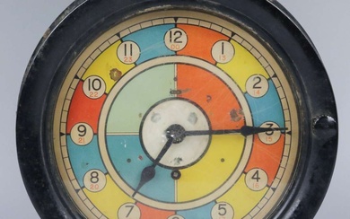 Een Amerikaanse Seth Thomas zwart bakelieten WWII 'sector clock'