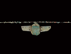 Egyptian Winged Scarab Necklace