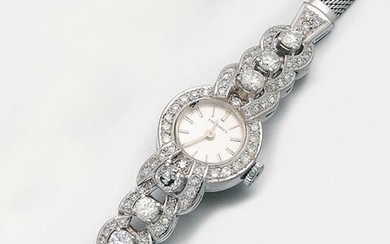 Elegant ladies' wristwatch from Longines with diamonds