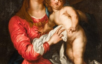 Escuela Europea S.XVII-XVIII. Virgen con Niño