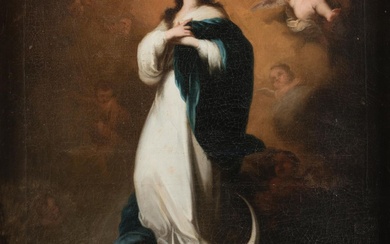 FOLLOWER OF BARTOLOME ESTEBAN MURILLO (18th century) "Immaculate Conception"