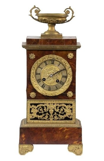 FRENCH NEO-CLASSICAL MANTEL CLOCK BY SAMUEL MARTIE ET