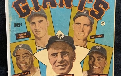 Fawcett Thrilling True Story Baseball Giants, 1952