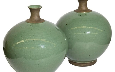 Fine Pair of Chinese Bulbous Vases