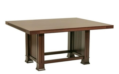 Frank Lloyd Wright Cassina Dining Room Wood Table