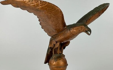 Full Bodied Copper Eagle Weathervane