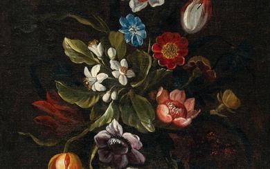 Gaspar Peeter Verbruggen D. J. (Zugeschrieben) (1664 - Antwerpen - 1730) – Tulips and orange