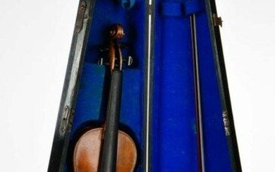 Geigenkasten mit Geige (Geige defekt)