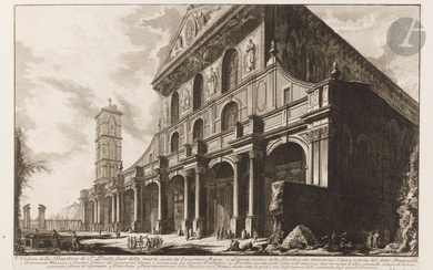 Giambattista Piranesi (1720-1778) Veduta della Basilica di S. Paolo fuor delle mura… (La Basilique Saint-Paul...