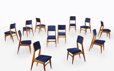 Gio Ponti Set of twelve chairs