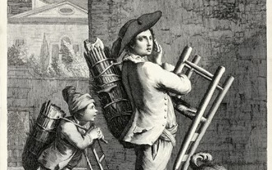 Giovanni Volpato (Bassano del Grappa, 1735 - Roma, 1803), L'Astrologo / L'Orso, che balla / Concia Careghe. Venezia: apud Nic. Cavalli, 1765 ca.