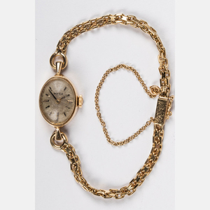 Gold Ladies Rolex Wrist Watch