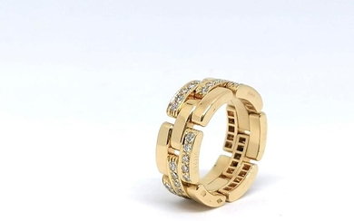 Gold and diamond Ring Signed Cartier