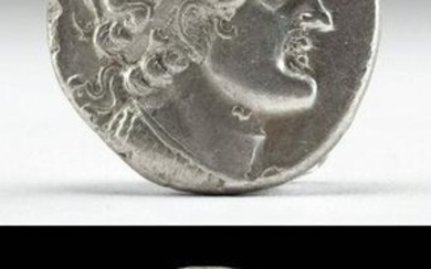 Greek Silver AR Tetradrachm, Ptolemy VI Philometor