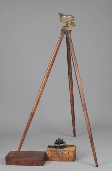 Group of Antique Surveying Equipment.