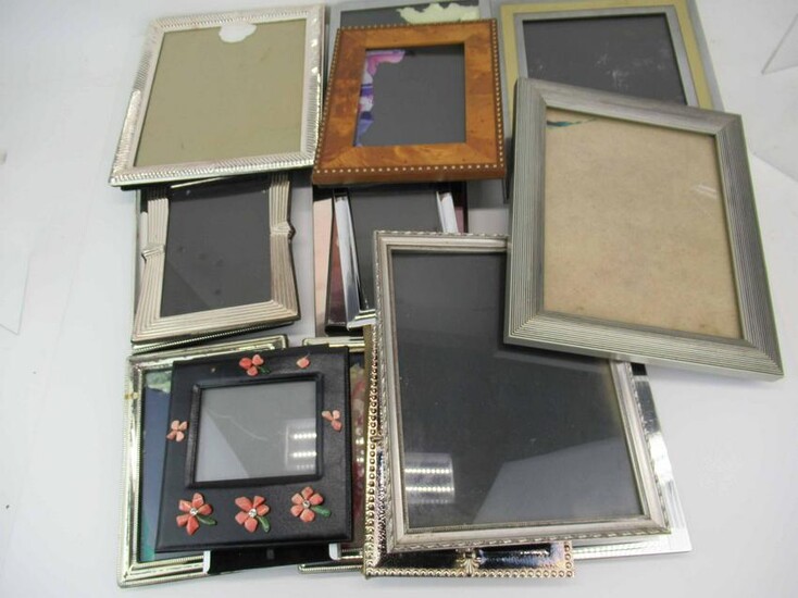 Group of Silverplate Picture Frames