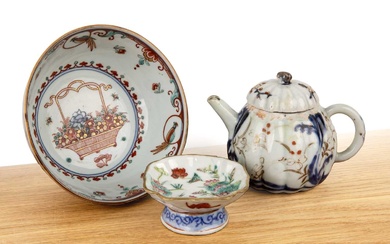 Group of three pieces Chinese and Japanese to include a...