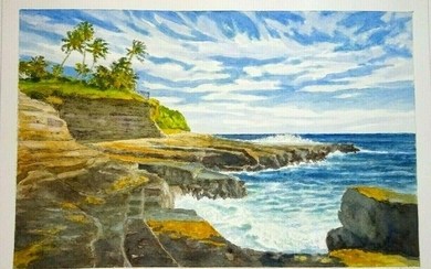 Hawaii Painting China Walls @ Portlock L. Segedin #121