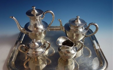 Heather Mexican Mexico Sterling Silver Tea Set 4pc with Tray