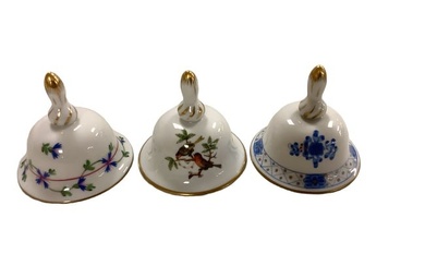 Herend Porcelain Table Bells 2 3/4 in. (7 cm.)