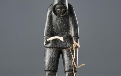 INUIT CARVING OF A HUNTER