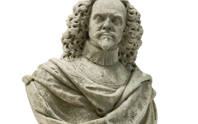 ITALIAN, 17TH CENTURY Bust of an Ecclesiastical gentleman