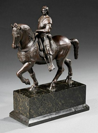 Italian Bronze Equestrian Figural Group