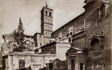 Italie - Collection de 16 photographies originales représentant des vues de sites antiques à Rome....