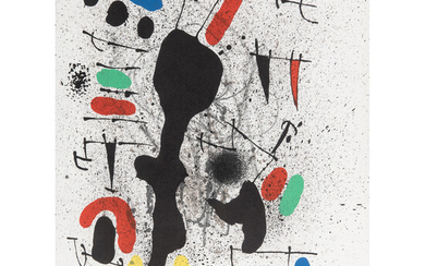 JOAN MIR (1893-1983) SANS TITRE Lithographie en couleurs sur papier...