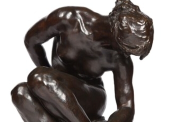 JULES DESBOIS (1851-1935) La Source Épreuve en bronze Signée Cachet de fondeur « Cire Perdue...