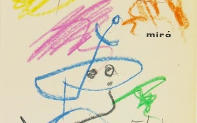 Joan Miro (1893-1983) Title Page Drawing