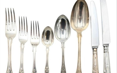 King Sterling Silver Flatware Setting, to include 14