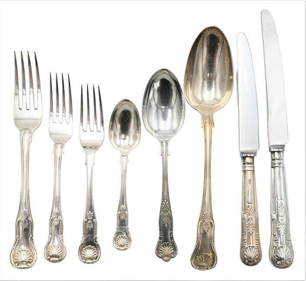 King Sterling Silver Flatware Setting, to include 14