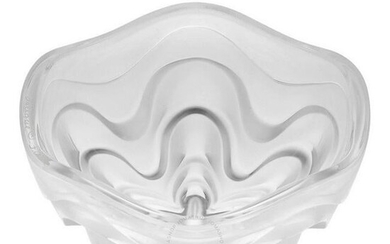LALIQUE CRYSTAL VIBRATIONS BOWL FRENCH ART GLASS