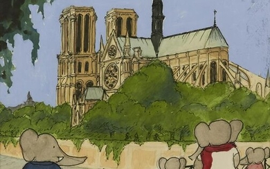 LAURENT DE BRUNHOFF. "Babar took them to see the
