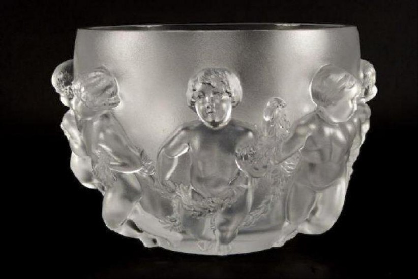 Lalique "Luxembourg" Crystal Vase