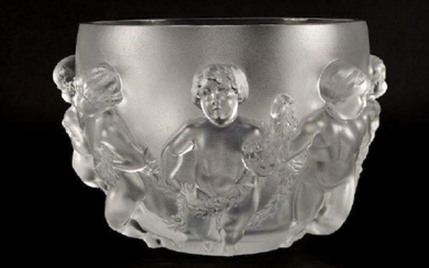 Lalique "Luxembourg" Crystal Vase