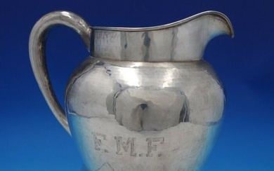 Lebolt Sterling Silver Water Pitcher 4.5 Pints 6 1/2" x 8" 22.5 ozt