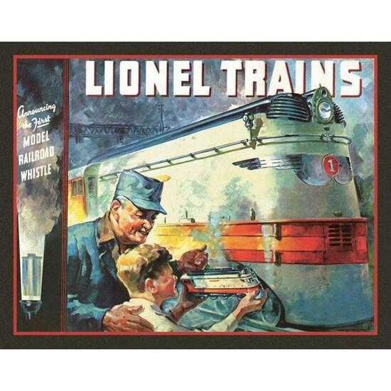 Lionel Toy Trains Metal Sign