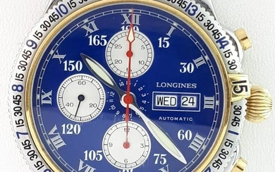 Longines - Lindbergh Chronograph Special Series Gold &