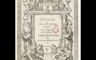 MAGINI, Giovanni Antonio (1555-1617) - Italia. Bologna: Clemente Ferroni, 1632 [ma 1620 al frontespizio]. Third edition of the first atlas...
