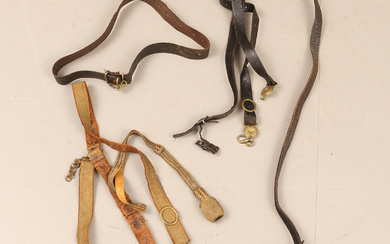 MILITARIA, a Swedish 19th century two-piece sable cord.
